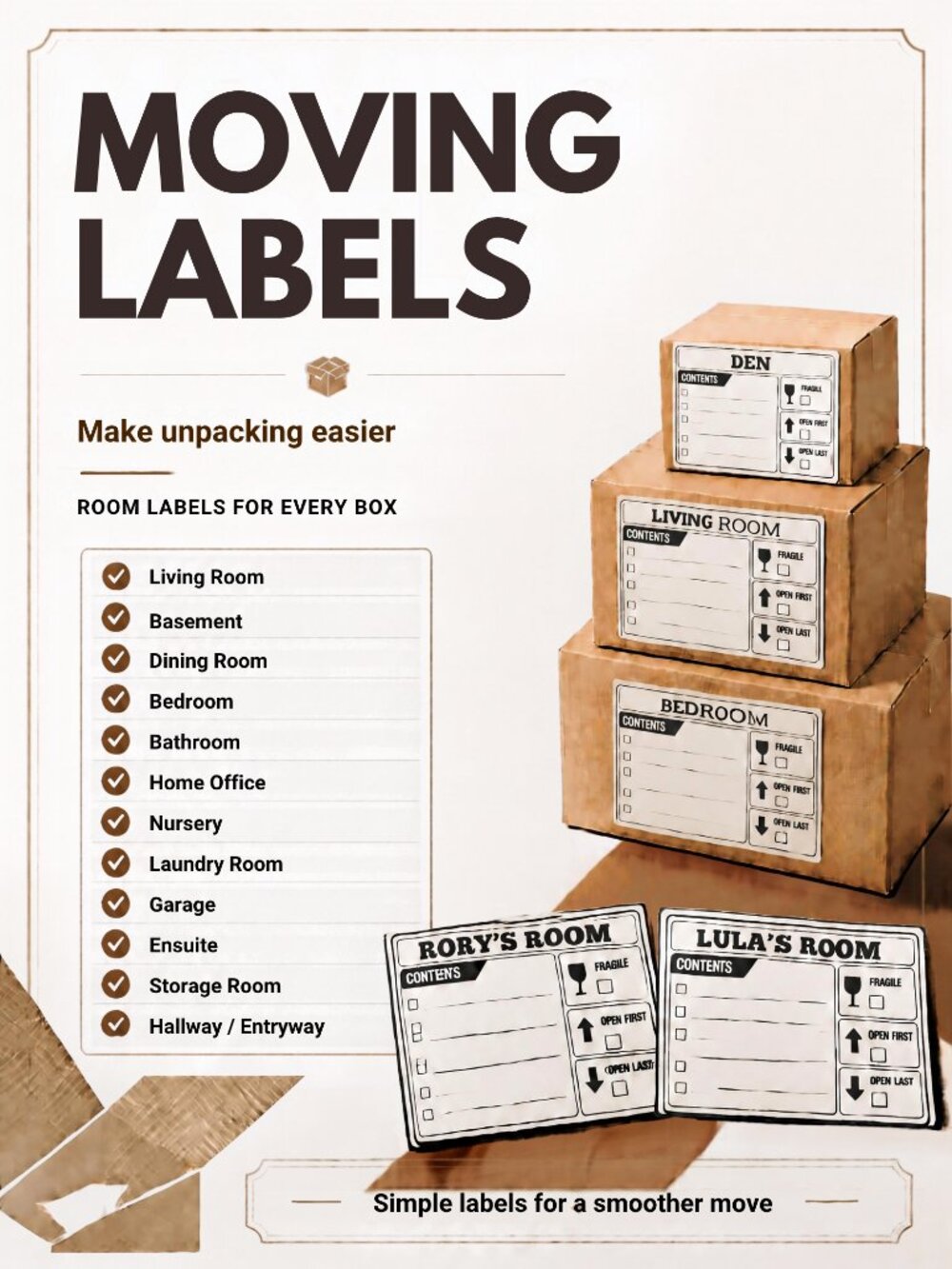 MOVING? Let me make packing/unpacking a little easier!